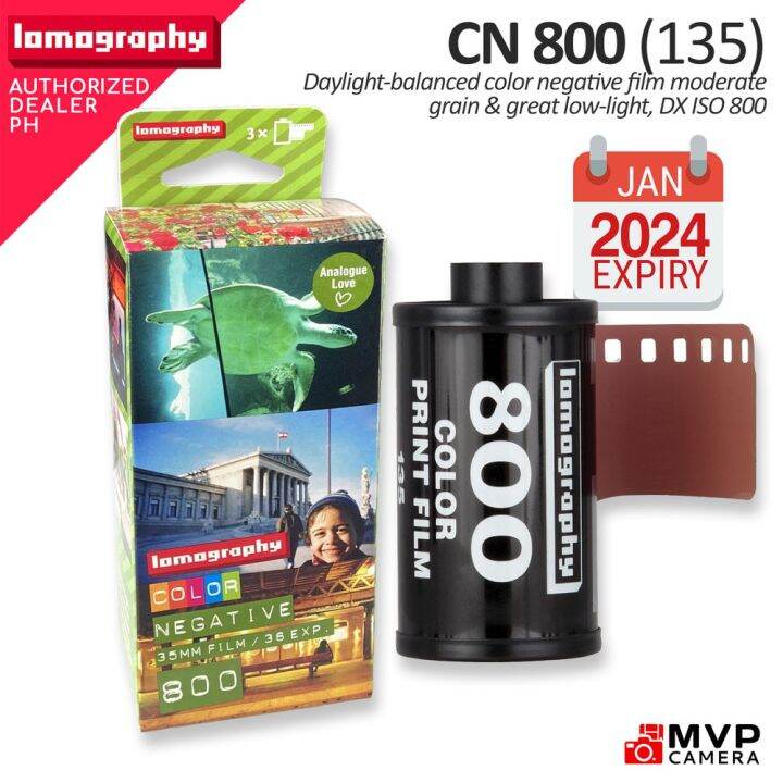 [OFFICIAL PH] LOMOGRAPHY Color Negative ISO 800 135 35mm Negative Film ...