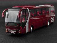 1/42สำหรับผู้ชายสิงโตดาว Yutong รถบัส ZK6120R41 D Iecast โลหะรถโมเดลของเล่นเด็กสาวของขวัญคอลเลกชันสีแดง/สีขาวโลหะ,พลาสติก