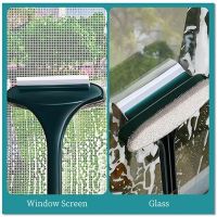 【CC】❦✼  Handle Window Cleaning Anti-mosquito Net Dust Removable Washable Household