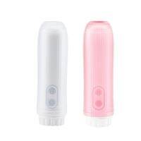 ⊕℡✁ 1 Pc Portable Travel Mini Electric Bidet Sprayer Handheld Toilet Hygiene Wash Woman Bidet Sprayer Baby Butt Cleaner Pink/White