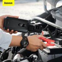 Baseus จั้มสตาทรถยนต์ Super Energy Air Car Jump Starter（10000mAh,Peakcurrent 1000A）Black