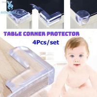 △☌ 4pcs Baby Safety Silicone Protector Table Corner Edge Protection Cover Protection Children Anticollision Guards