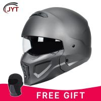 【LZ】♧  Capacete facial completo aprovado pelo DOT para homens e mulheres capacetes de motocicleta combinados Scorpion lente transparente embutida ciclomotor adulto quatro estações