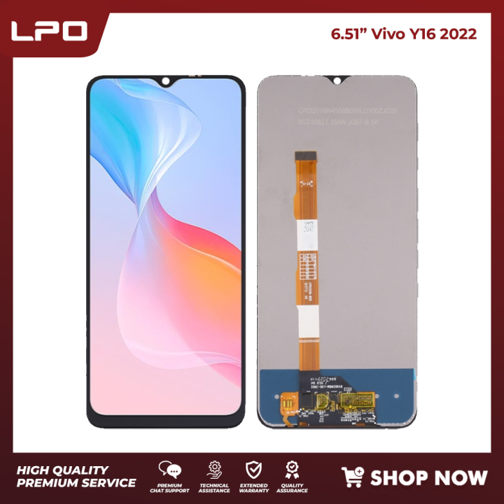 LPO Cellphone LCD 6.51 inches Compatible with Vivo Y16 with Digitizer ...