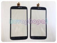 Novaphopat 5.7 "Digitizer ด้านมืดสำหรับ Wiko Darkside จอสำรองเซ็นเซอร์กระจกหน้าจอสัมผัส + การติดตาม