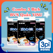 Combo 3 Bịch Băng Vệ Sinh Quần YISU 20 Cái 1 Bịch size S M và L XL tiện