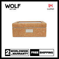 กล่องหมุน กล่องนาฬิกา WOLF1834 รุ่น ANALOG SHIFT 1976 COLLECTION 8 PIECE WATCH BOX (SHIFT CORK)