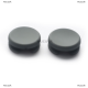 wucuuk 2 pcs REPLACEMENT Grey Joystick thumbstick ฝาครอบวงกลมสำหรับ2DS 3DS 3DS XL