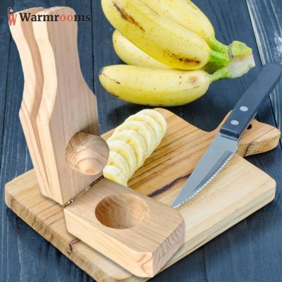 เครื่องบดกล้วยแบบ2 In 1ทนทานทำจากไม้ใช้ในครัวสำหรับเค้กกล้วยหอม