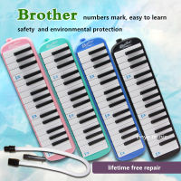 คุณภาพสูง Brother Melodica 32คีย์ Melodica Harmonica 4สีคีย์บอร์ดเครื่องดนตรีพร้อมกระเป๋า