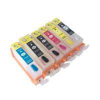 6 Colors PGI 525 CLI 526 Refillable Ink Cartridge For Canon PIXMA MG8150 MG6150 MG8250 Printer Cartridge With ARC Chips Ink Cartridges