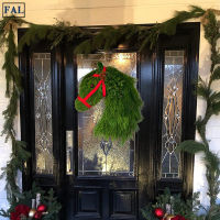 FAL Artificial Horse Head Christmas Wreath Rustic Front Door Pendant For Home Farmhouse Garden Decoration New