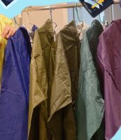 เสื้อกันฝน สีกรมท่า มีแถบสะท้อนแสง รุ่น หมวกติดเสื้อ Waterproof Rain Suit