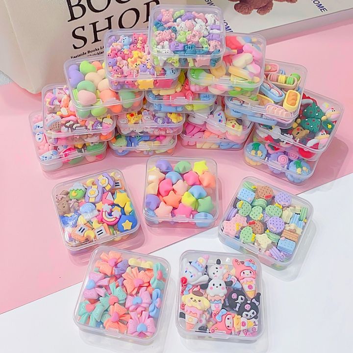 cai-cai-เรซิ่นตกแต่ง-3d-แฮนด์เมด-เรซิ่นการ์ตูน-แฮนด์เมด-diy-50pcs-box-เรซิ่นตกแต่ง