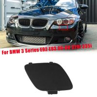 {DAC อะไหล่รถยนต์} กันชนหน้ารถเบ็ดลากปกสำหรับ BMW 3ชุด E92 E93 2006-2009 328i 328xi 335i 335xi สีดำฝาปิดหลุม51117187956