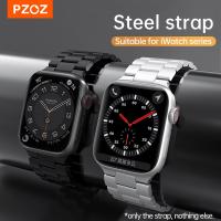 PZOZ สายเหล็กสำหรับนาฬิกา Apple 7 6 SE 5 4 41Mm 38Mm 40Mm สายรัดสำหรับ Iwatch ซีรีส์3 2สายนาฬิกา42Mm 44Mm 45Mm twzhvj