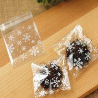 【CC】 50Pcs/lot New Arrival 10x10cm Cookie BagPlastic Cellophane Adhesive SealBakery