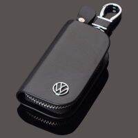 รองเท้าผู้ชายหนังแท้ &amp; ผู้หญิง Key ที่วางฝาครอบพวงกุญแจ Key เคส VW Golf 5 6 7 Jetta MK5 MK6 MK7 Tiguan Passat B6 b7