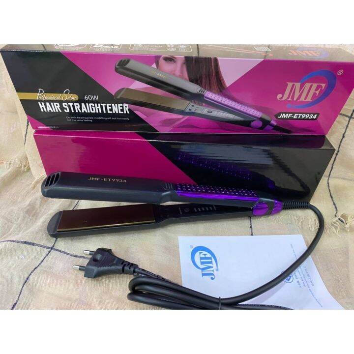 ftee78เครื่องหนีบผมตรง-jmf-et9934-ceramic-hair-straightener-จัดแต่งทรงผม-ตรงสวยเป็นธรรมชาติ-ควบคุมอุณหภูมิ-140-c-220-c-เครื่องหนีบผมไฟฟ้า-เคลือบเซรามิก-ถนอมผม