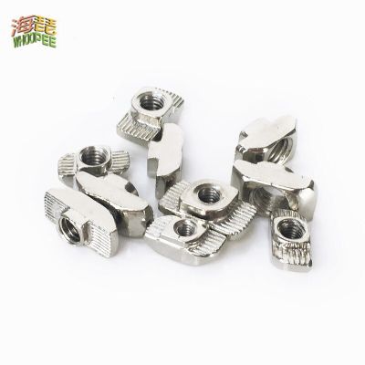 15pcs M3 M4 M5 M6 T nut Hammer Head Nut bolt Nickel Plated for 2020 3030 4040 4545 Aluminum Profile with Slot Groove 8mm Nails Screws Fasteners