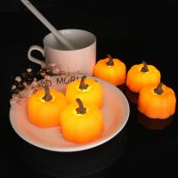 12 Sets Halloween Decoration Party Atmosphere Layout LED Electronic Candle Light Simulation Luminous Pumpkin Lantern