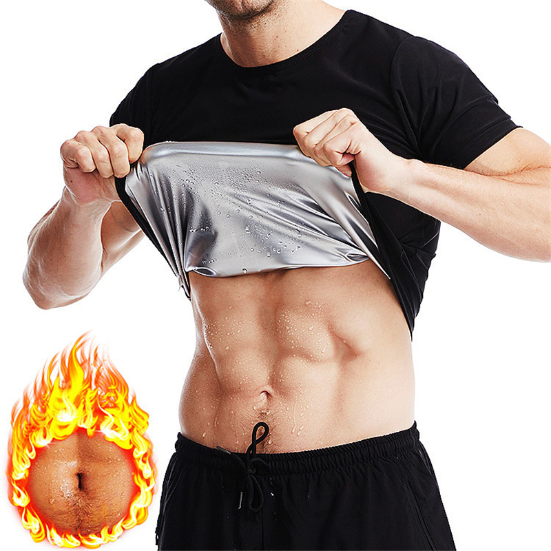 HOTER Men Sauna-Sweat-Vest Slimming-Shapewear Comression-Fitness Body Shaper Workout Tank Top Polymer Trainer