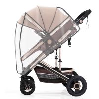 、‘】【= Universal Stroller Rain Cover Baby Car Portable Universal Waterproof Rain Cover Weather Stroller For Baby Stroller Accessories