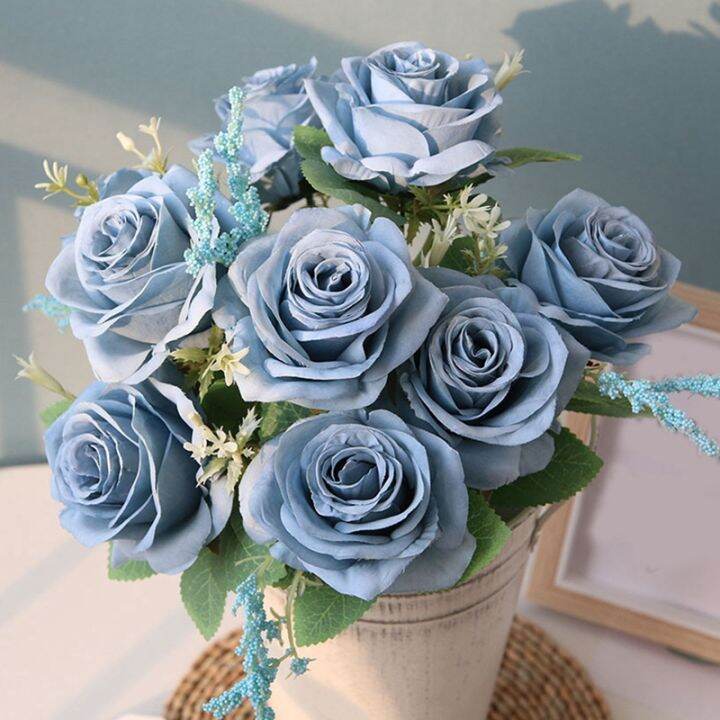 artificial-blue-roses-flowers-silk-rose-flower-bouquet-artificial-flowers-home-garden-decoration-wedding-roses