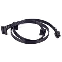 PCIe 6 Pin 1 to 3 SATA 15Pin Power Supply Cable PCI-E GPU 6P to SATA SSD Power for CORSAIR AX860 AX850 AX760 AX750