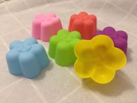 6pcs Plum blossom mold for Soap, Chocolate &amp; Ice cream พิมพ์ซิลิโคน พิมพ์วุ้น พิมพ์สบู่ แม่พิมพ์วุ้น *Assorted color*