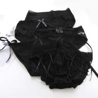 new girls underwear 5pc mix lace cotton black low waist briefs young girl panties Teenagers wholesales summer hot sales