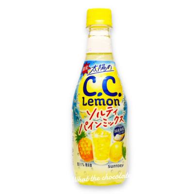 Suntory C.C. Lemon น้ำเลม่อนโซดา ผสมสับปะรด