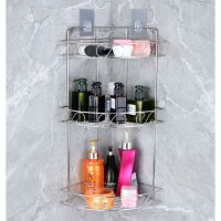 Shelving rack ชั้นวางของในห้องน้ำสแตนเลส 304 แท้ ไม่ต้องเจาะผนัง ไม่ต้องใช้สว่าน รับน้ำหนักได้ดี แถมอุปกรณ์