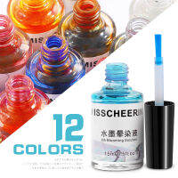 สีหินอ่อน สีทำเล็บลายหินอ่อน สีฟุ้ง Multi layered เล็บลายหินอ่อน Full Beauty Blooming Color (ไม่ต้องอบ)