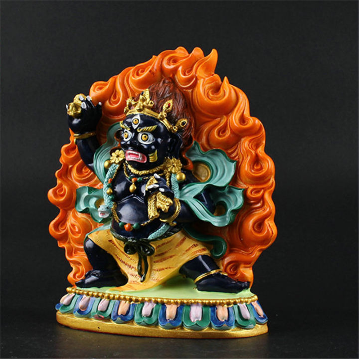 vajrapani-พระโพธิสัตว์พระพุทธรูปรูปปั้นพุทธศาสนา-tantric-มือวาดรูปปั้นขนาดเล็กของภูเขาพระเจ้าพระพุทธรูปหุ่น