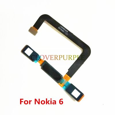 1x Home Tombol Fingerprint Sensor Tombol Flex Kabel Pita Untuk Nokia 6