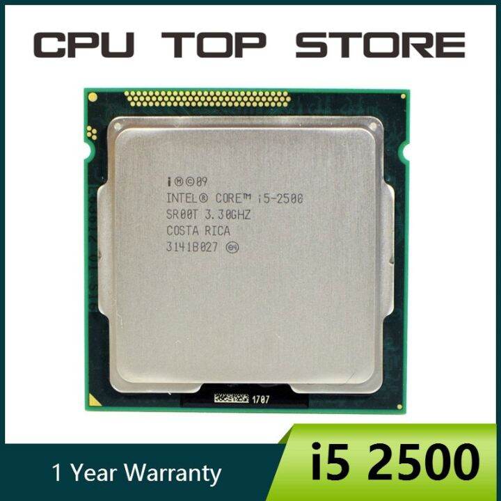 Intel Core I5 2500 3.3Ghz 6M 5.0GT/S SR00T CPU Quad-Core Desktop ...