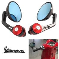 จาก Vespa Piaggio Handlebar Mirror กระจกมองหลัง CNC aluminium Sprint Primavera G GTS LT S LX 50 125 250 300 300 Gtsb