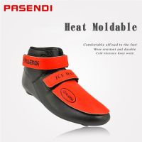 PASENDI Heat moldable inline speed skate short track skating skates Thermoplastic man women professional roller shoes Training Equipment