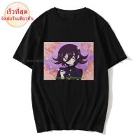 เสื้อยืดผ้าฝ้าย พิมพ์ลายอนิเมะ Danganronpa Ouma Kokichi s V สําหรับผู้ชายDIY เสื้อยืด  20ES