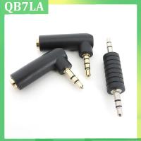 QB7LA Store Gold plated 3.5 jack Right Angle male Female to 3.5mm 3/4Pole Male Audio Connector Stereo Plug L Shape Jack Adapter 1pcs