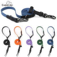 PVC ปลอกคอสุนัขกันน้ำ Multifunctional Double-Headed Leash สายจูงสุนัขที่ทนทานและทนทานสำหรับสุนัขขนาดกลางและขนาดใหญ่