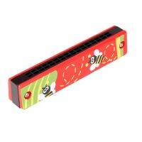 HORI Colorful Harmonica 16หลุม Tremolo Harmonica เด็กเครื่องดนตรี