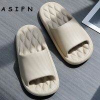 ASIFN Plus Size Men Slippers House Bathroom Non-slip Women Slides Flip Flops Male Soft Sole Man Bath Men Shoes 2022 New EVA