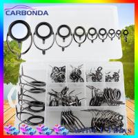 Ceramic Ring Stainless Steel Guide Tip Top Ring Saltwater Freshwater Pole Tip Repair Kit Smooth Spinning Casting Replacement Accessories Fish Tackle