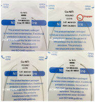 50แพ็คทันตกรรม Ortho ทองแดง Cu-Niti โค้งสี่เหลี่ยมรอบเดมอนรั้ง