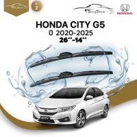 ก้านปัดน้ำฝนรถยนต์ ใบปัดน้ำฝน HONDA  CITY G5 ปี 2020-2025 ขนาด 26 นิ้ว , 14 นิ้ว  (รุ่น 2 หัวล็อค U-HOOK)