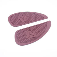 Motorcycle Rubber Vintage Gas Tank Knee Pads Side Panel Traction Pad Sticker For Harley Cafe Racer Classic Universal