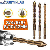 【2023】JUSTINLAU 4ถึง8ชิ้นเซ็ต Cross Hex กระเบื้อง Bits แก้วเซรามิคคอนกรีตเปิดรูโลหะผสมสามเหลี่ยมเจาะขนาด12มม. ！