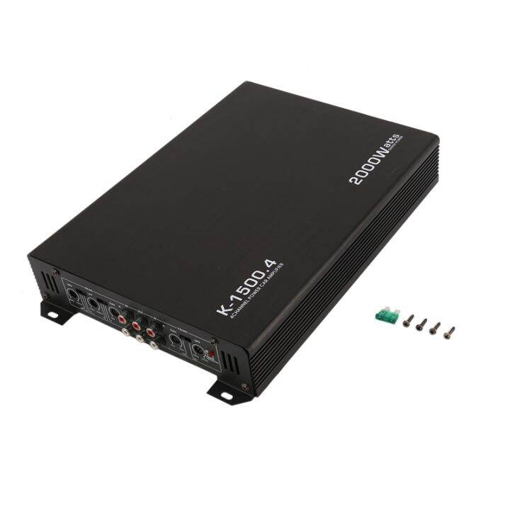 thumbnail image 2 of PlanetAudio 2000W Monoblock Car Subwoofer Amplifier With Bass Knob - 1500W RMS 2 of 4